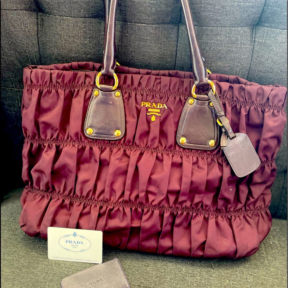 PRADA Guafre Medium Tote